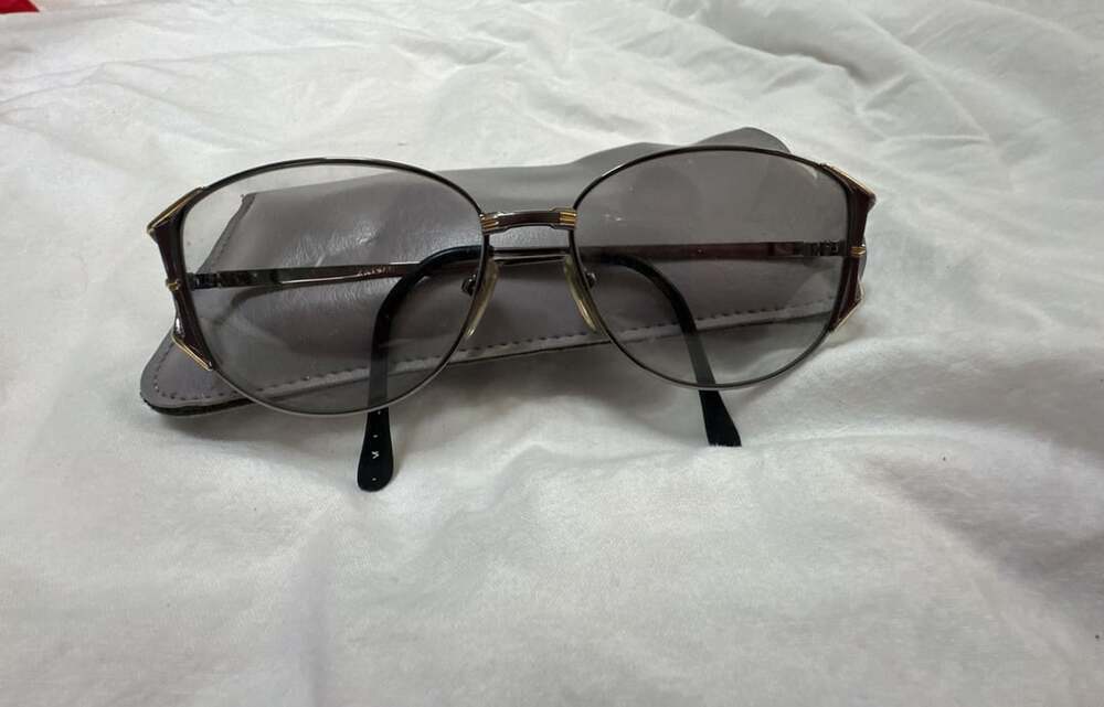 Minuteman Eyeglasses Vintage Frame Two Tone Gold Silver